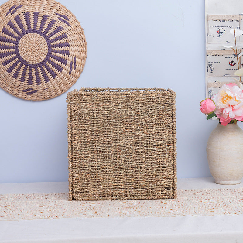 Functional Storage Basket with Natural Weave Pattern | Kelmera