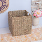 Functional Storage Basket with Natural Weave Pattern | Kelmera