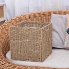 Functional Storage Basket with Natural Weave Pattern | Kelmera