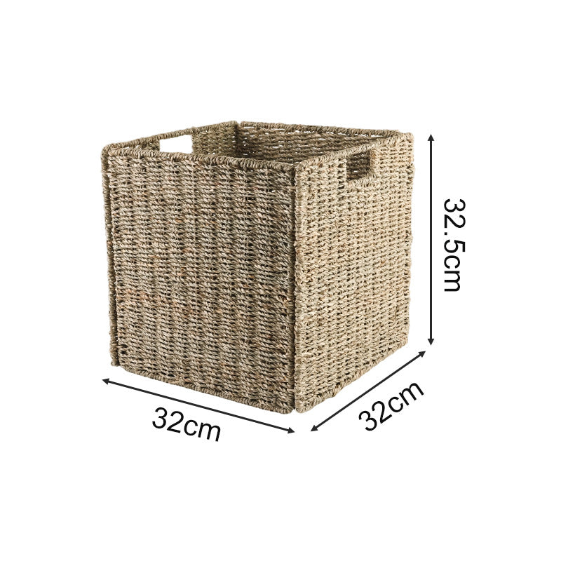 Functional Storage Basket with Natural Weave Pattern | Kelmera