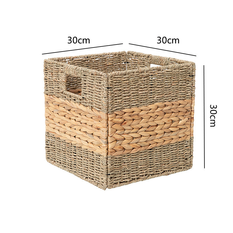 Functional Storage Basket with Natural Weave Pattern | Kelmera