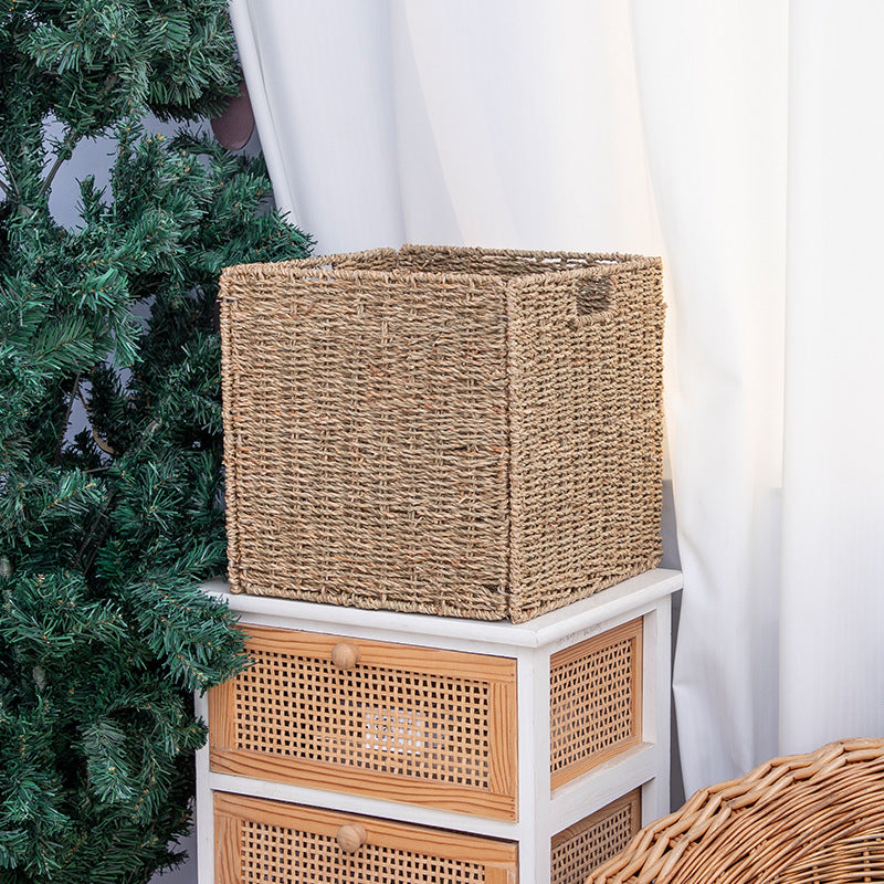 Functional Storage Basket with Natural Weave Pattern | Kelmera