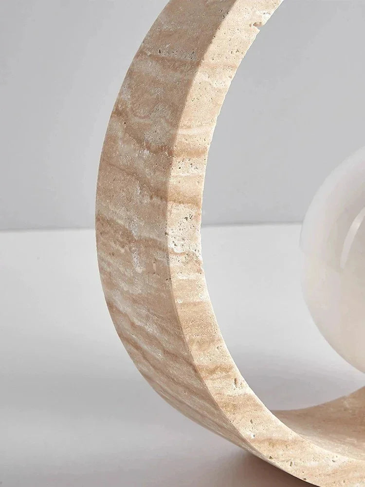 Galanta Travertine Table Lamp