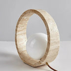Galanta Travertine Table Lamp