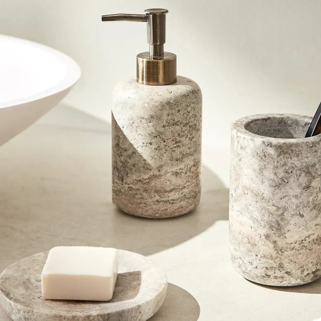 Galmorra Marble Bathroom Accessories Set