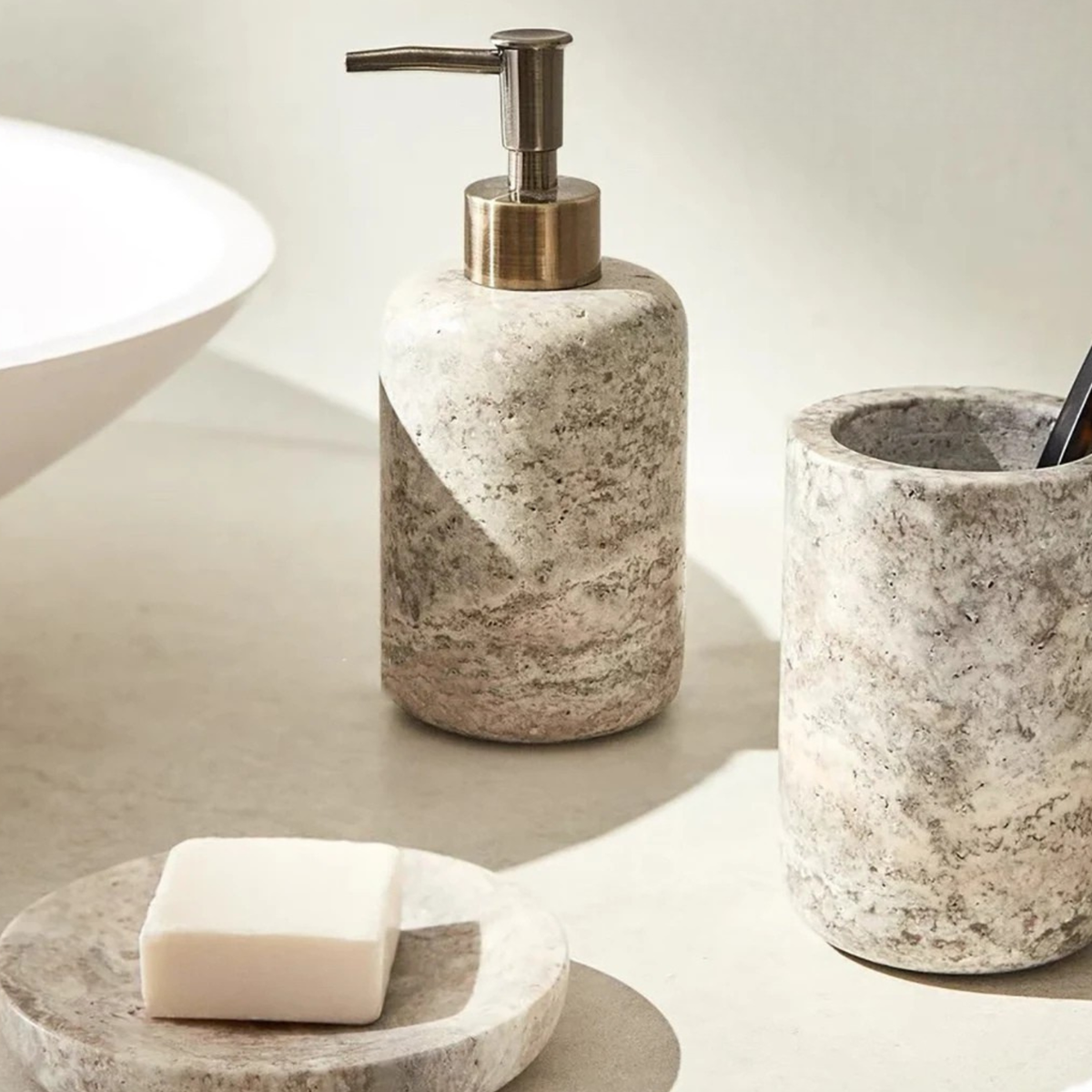 Galmorra Marble Bathroom Accessories Set