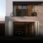 Galvessa Linear Metal Outdoor Wall Light