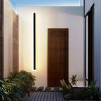 Galvessa Linear Metal Outdoor Wall Light