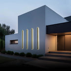 Galvessa Linear Metal Outdoor Wall Light