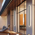 Galvessa Linear Metal Outdoor Wall Light