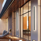 Galvessa Linear Metal Outdoor Wall Light