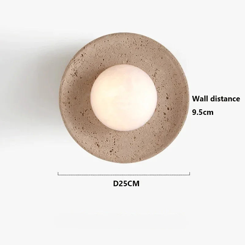Galvisa Travertine Wall Lamp