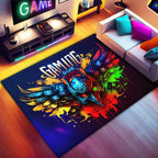 Gaming Controller-Themed Area Rug | Kelmera