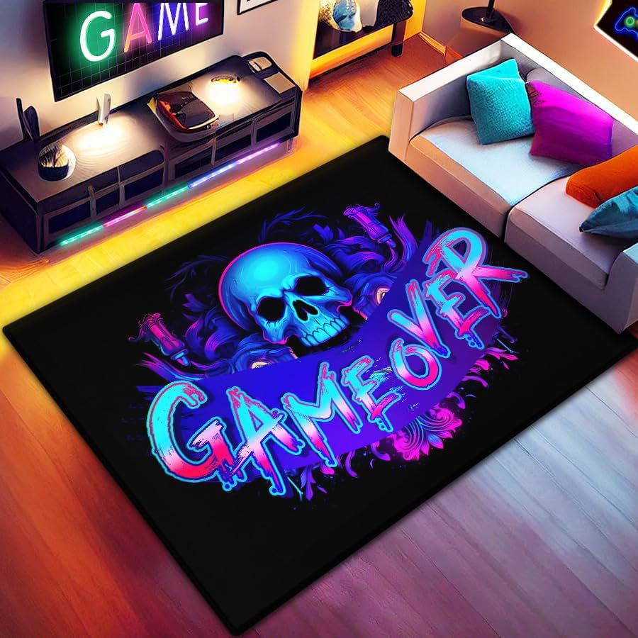 Gaming Controller-Themed Area Rug | Kelmera