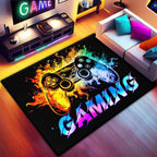 Gaming Controller-Themed Area Rug | Kelmera
