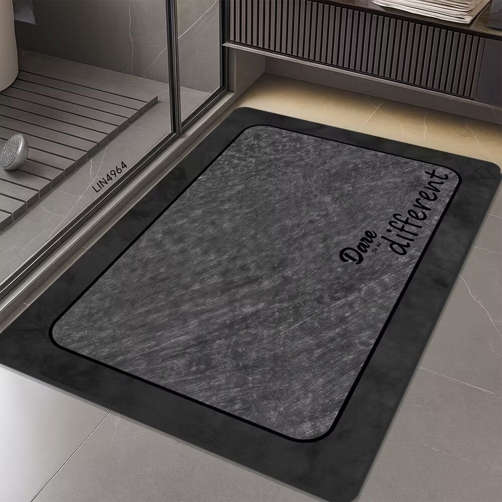 Geometric Hexagonal Pattern Bath Mat | Kelmera