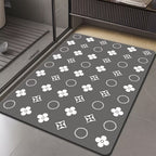 Geometric Hexagonal Pattern Bath Mat | Kelmera