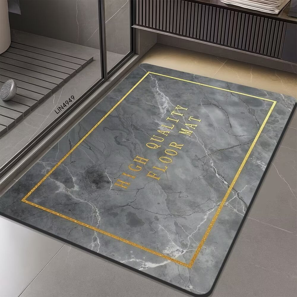 Geometric Hexagonal Pattern Bath Mat | Kelmera