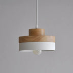Geometric Layered Wooden Pendant Light | Kelmera