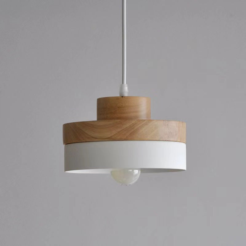 Geometric Layered Wooden Pendant Light | Kelmera