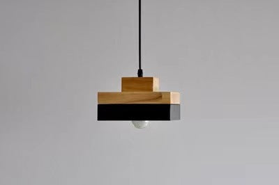 Geometric Layered Wooden Pendant Light | Kelmera