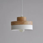 Geometric Layered Wooden Pendant Light | Kelmera