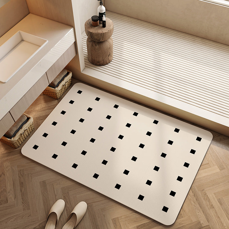 Geometric Patterned Bath Mat | Kelmera
