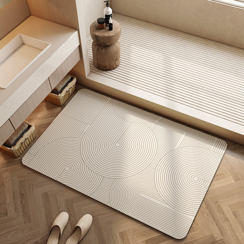 Geometric Patterned Bath Mat | Kelmera