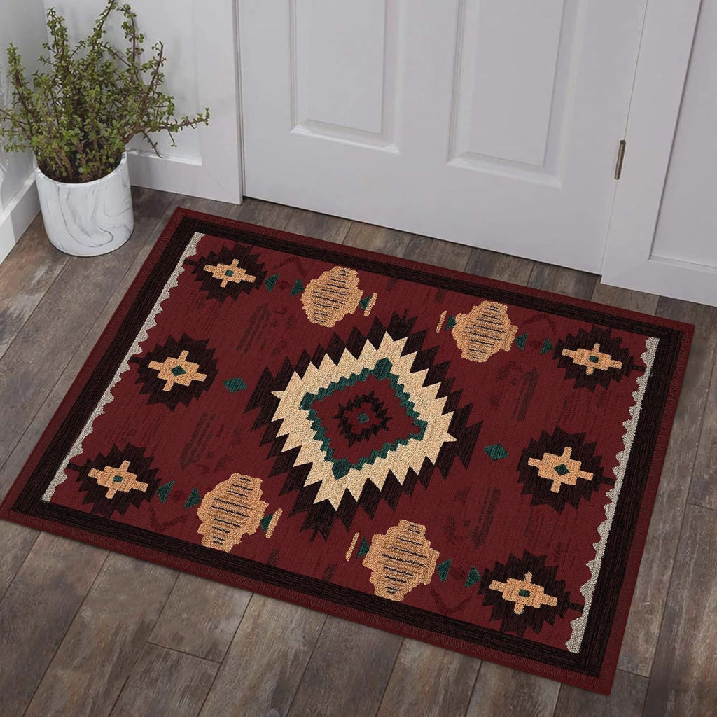 Geometric Patterned Decorative Area Rug | Kelmera