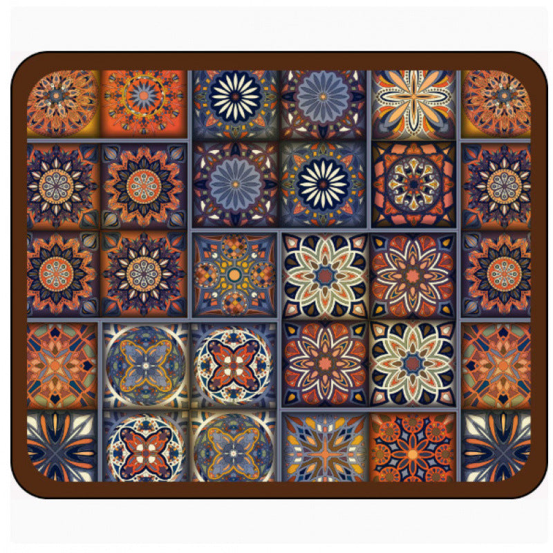 Geometric Patterned Floor Mat | Kelmera