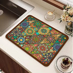 Geometric Patterned Floor Mat | Kelmera