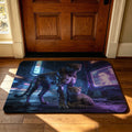 Geometric Technology-Themed Area Mat | Kelmera