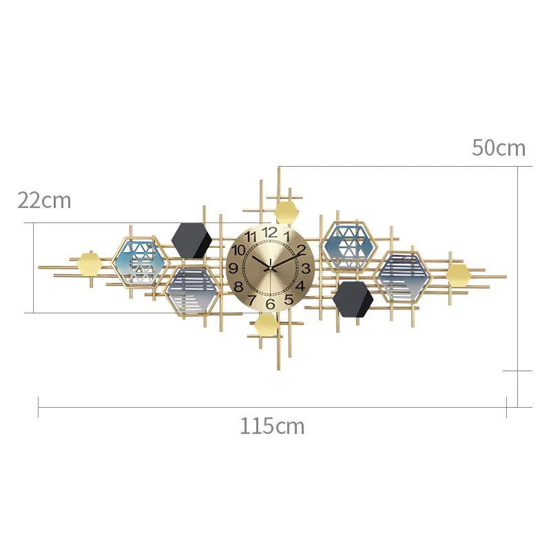 Geometric Wall Clock | Kelmera