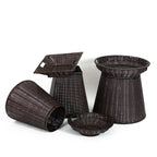 Geometric Woven Storage Bin | Kelmera