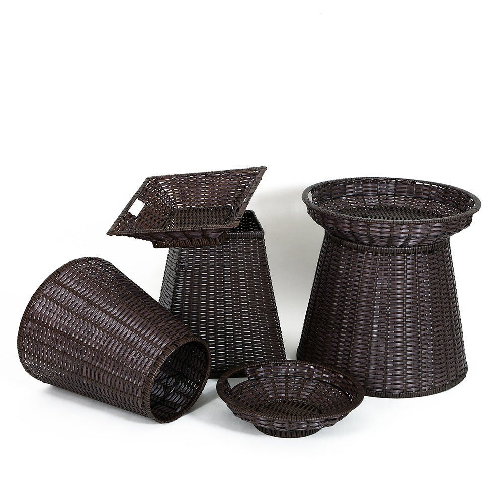 Geometric Woven Storage Bin | Kelmera