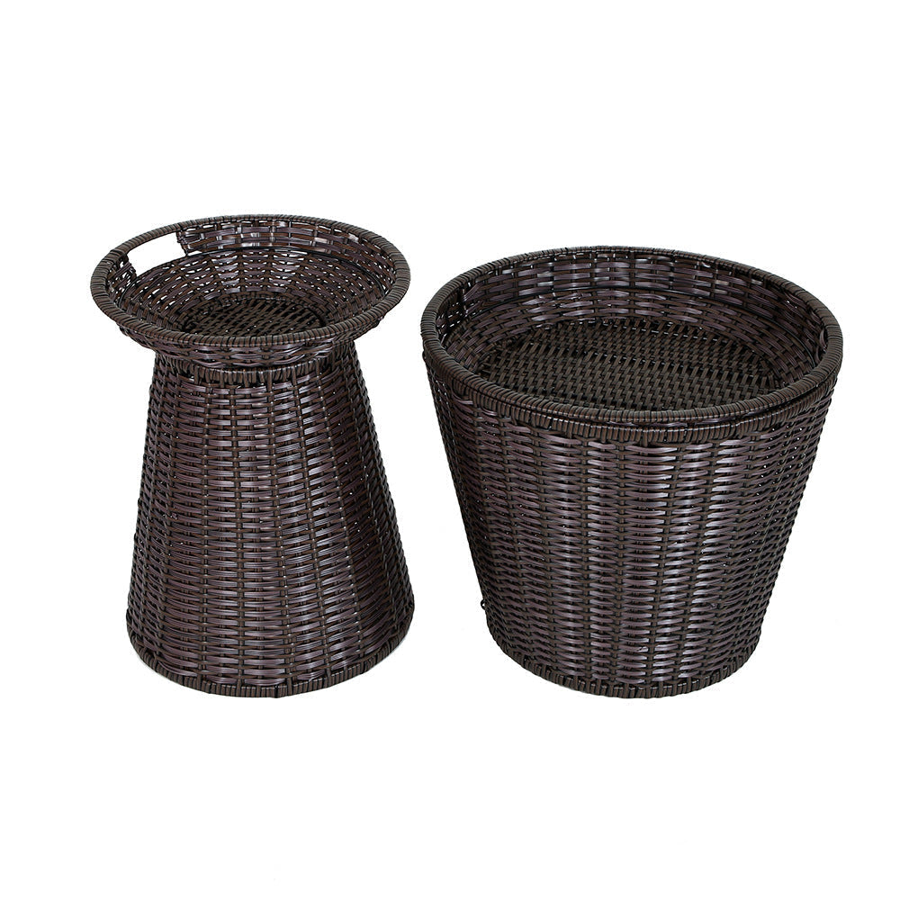Geometric Woven Storage Bin | Kelmera