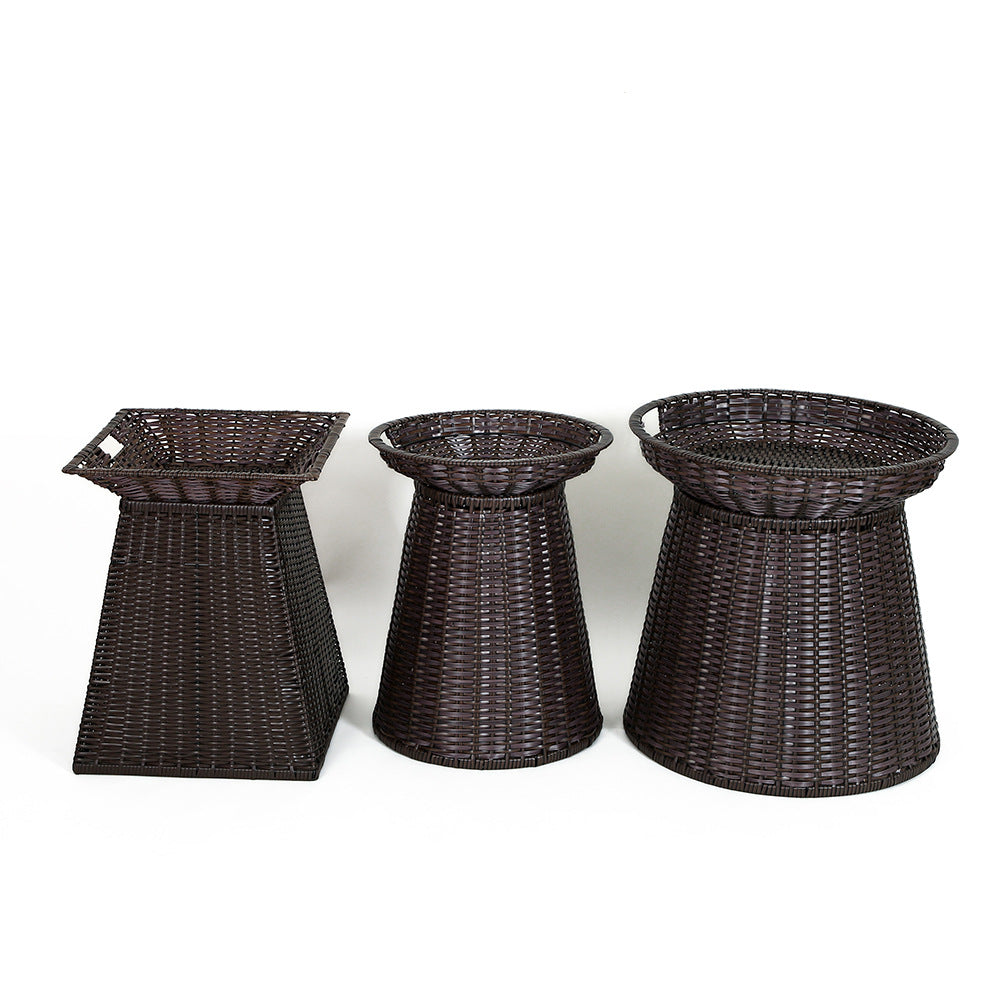 Geometric Woven Storage Bin | Kelmera