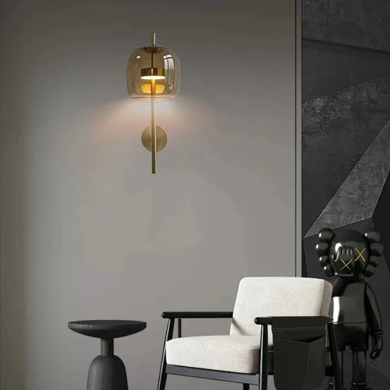 Gilria Glass Wall Lamp