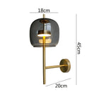 Gilria Glass Wall Lamp
