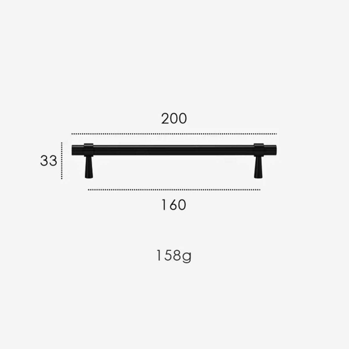 Gilria Wardrobe Appliance Handle