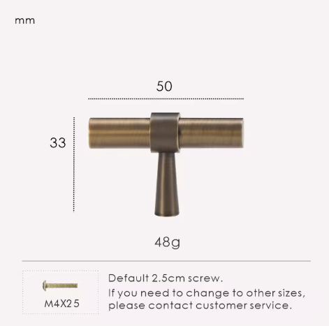 Gilria Wardrobe Appliance Handle