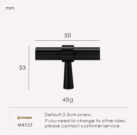 Gilria Wardrobe Appliance Handle