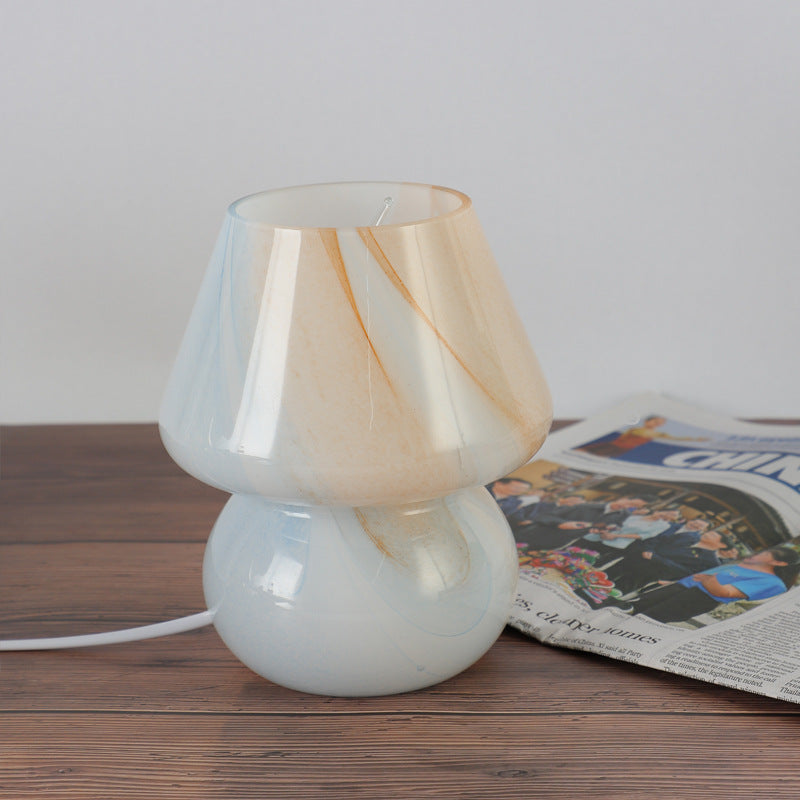 Glass Mosaic Mushroom Table Lamp | Kelmera