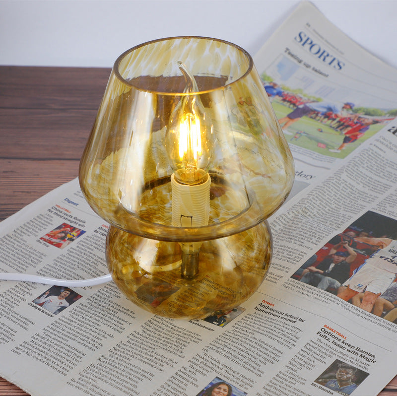 Glass Mosaic Mushroom Table Lamp | Kelmera