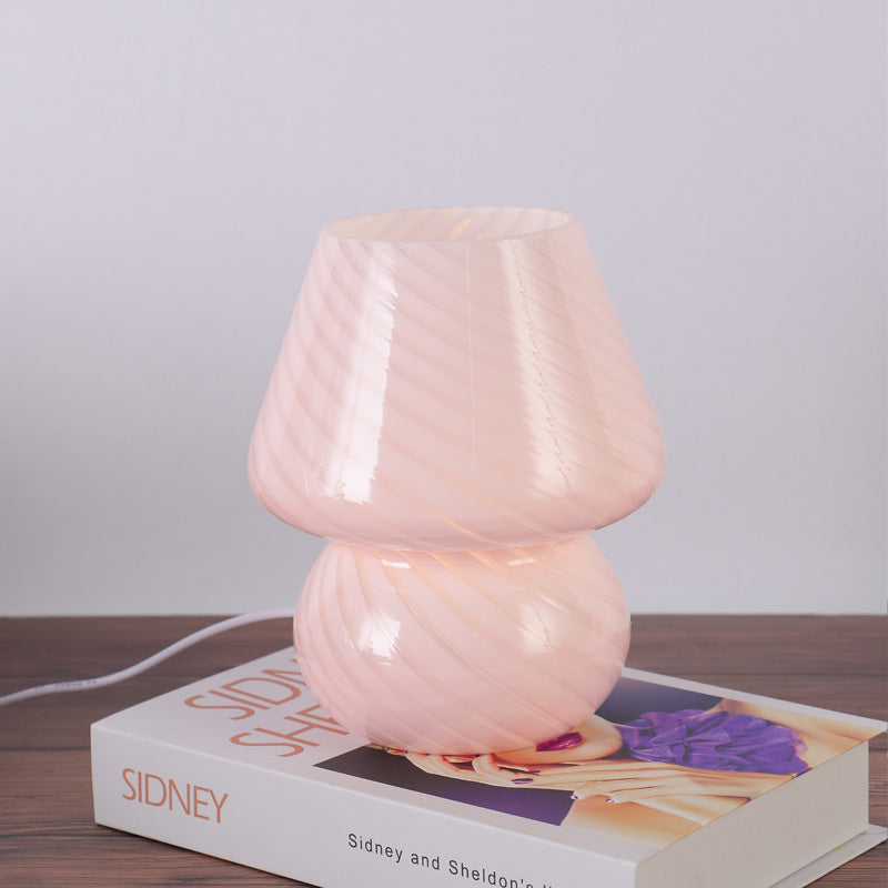 Glass Mosaic Mushroom Table Lamp | Kelmera