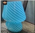 Glass Mosaic Mushroom Table Lamp | Kelmera