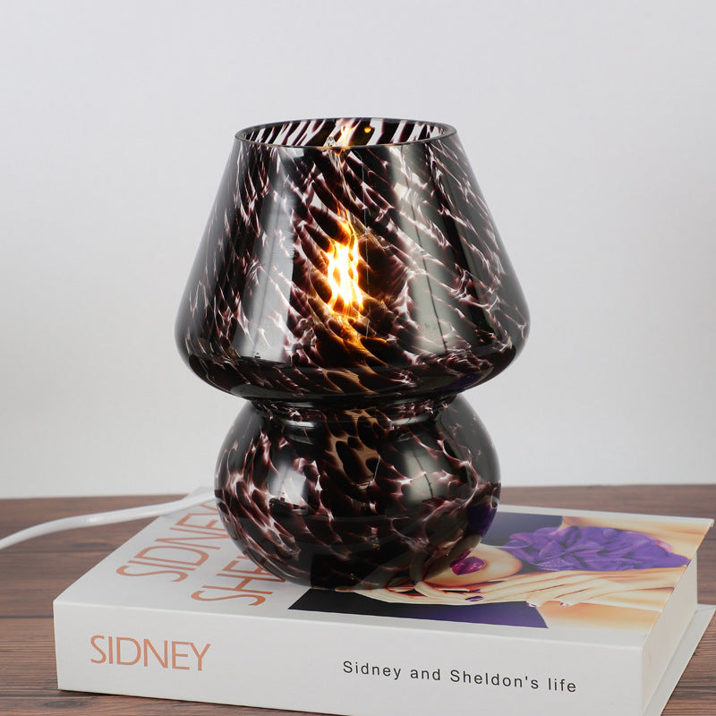 Glass Mosaic Mushroom Table Lamp | Kelmera