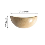 Glenheath Travertine Wall Lamp