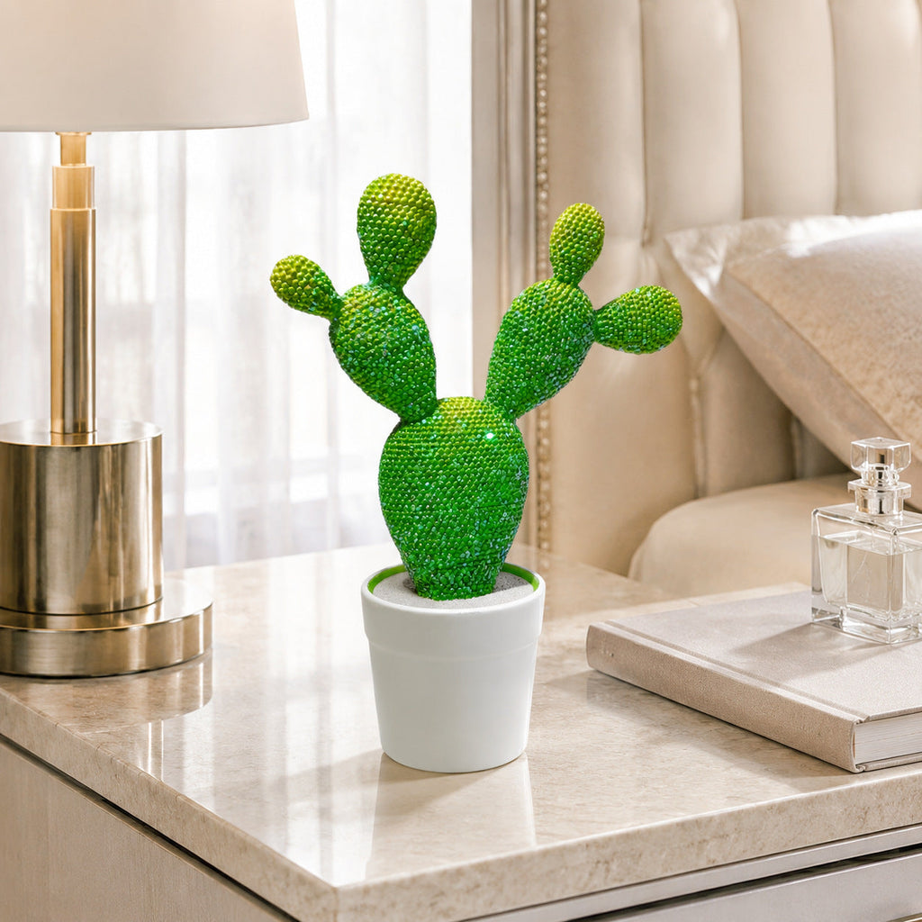 Glittering Cactus Decoration Figure | Kelmera