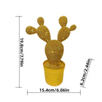 Glittering Cactus Decoration Figure | Kelmera